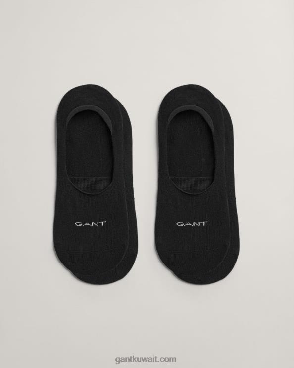عدد 2 من الجوارب غير المرئية أسود GANT رجال ZHL2Z539