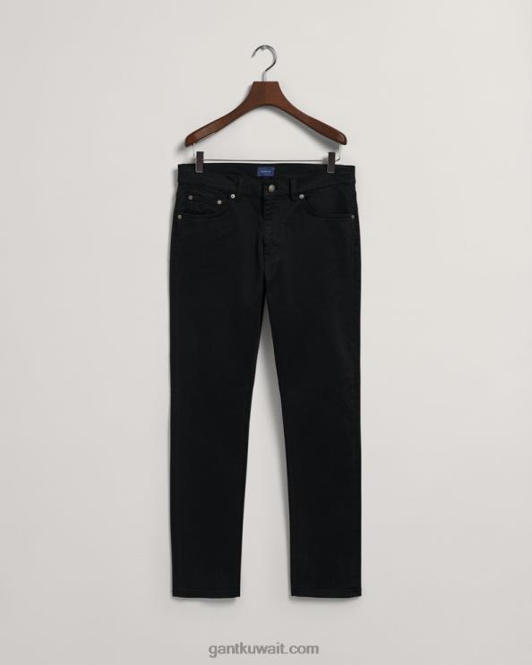 بنطال جينز Arley مقاس عادي أسود GANT رجال ZHL2Z423