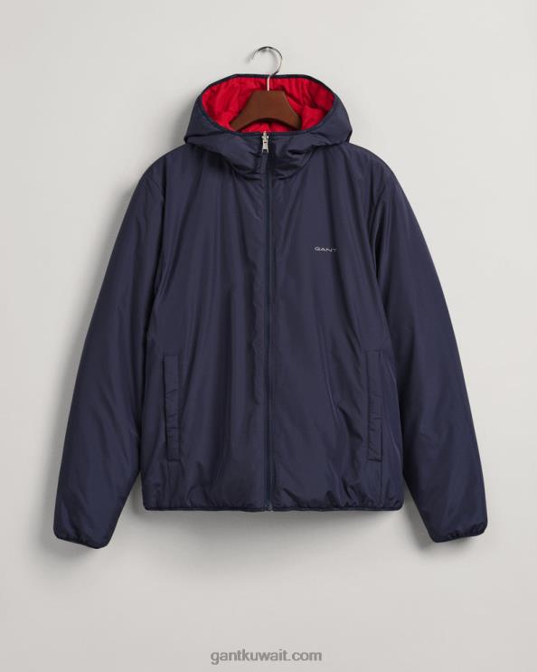 سترة بغطاء للرأس بوجهين البحرية GANT رجال ZHL2Z382