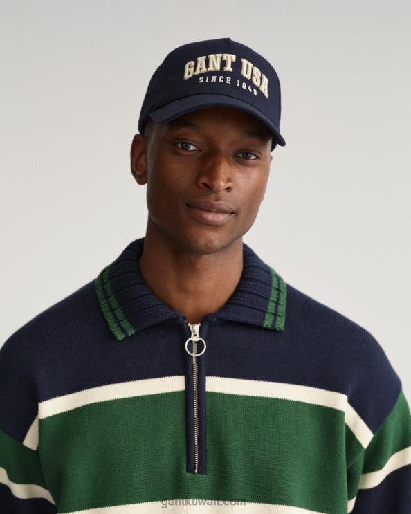 الولايات المتحدة الأمريكية قبعة الرسم المساء الأزرق GANT رجال ZHL2Z471