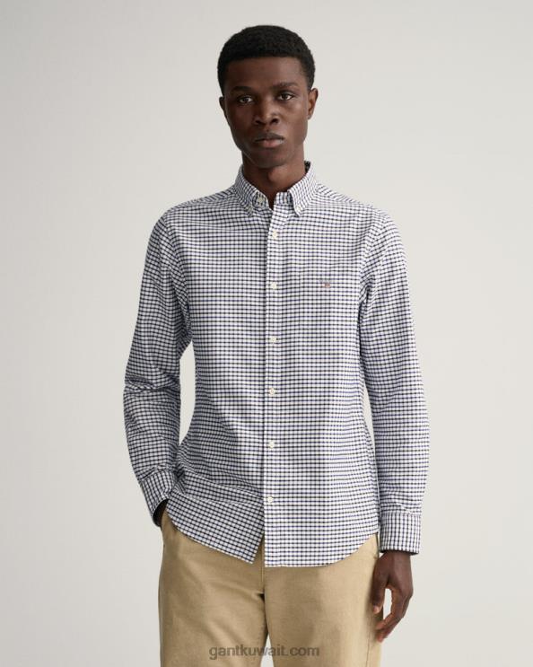 قميص أكسفورد يتناسب عادي ازرق غامق GANT رجال ZHL2Z48