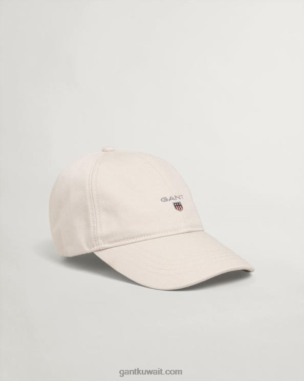 قبعة قطنية من نسيج قطني المعجون GANT رجال ZHL2Z498