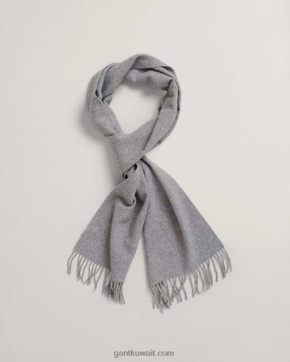 وشاح من الصوف الصلب مزيج الرمادي GANT رجال ZHL2Z568