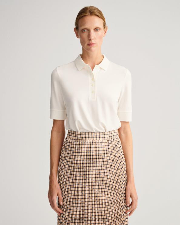 قميص بولو بيكيه بياقة مزينة قشر البيض GANT نحيف ZHL2Z605