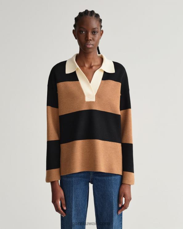 روجر ثقيل مخطط الجوز المحمص GANT نحيف ZHL2Z658