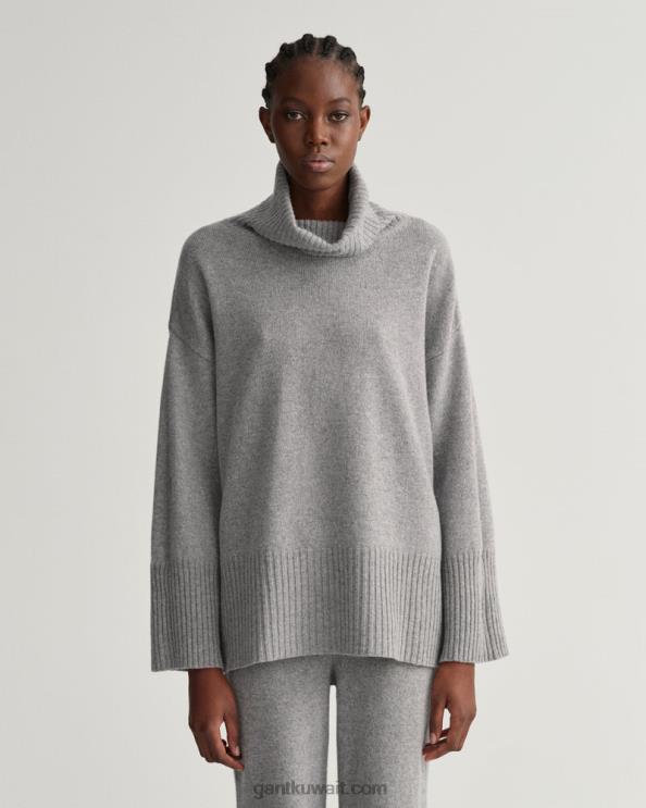 سترة صالة مزيج الرمادي GANT نحيف ZHL2Z677