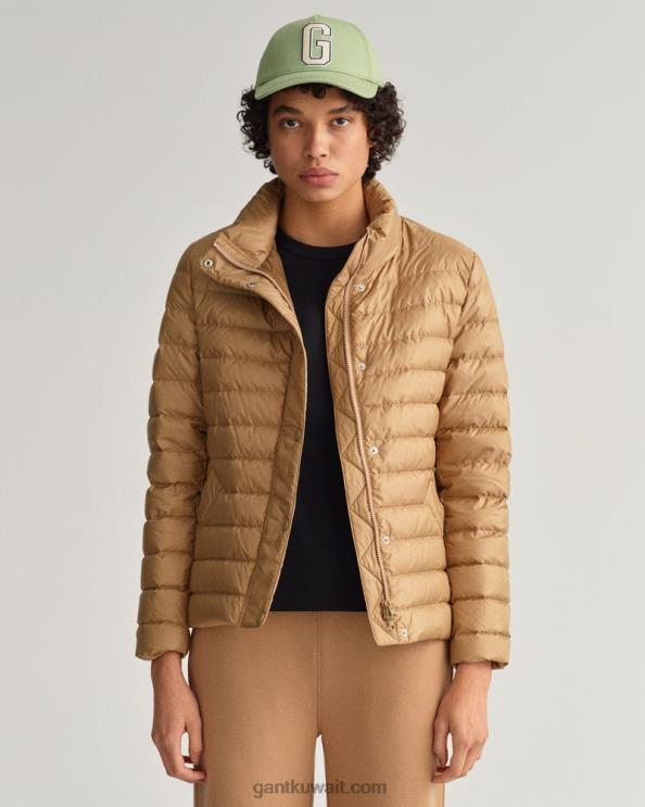 سترة خفيفة الكاكي الدافئ GANT نحيف ZHL2Z760