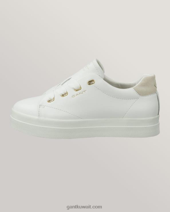 أفونا أبيض GANT نحيف ZHL2Z777