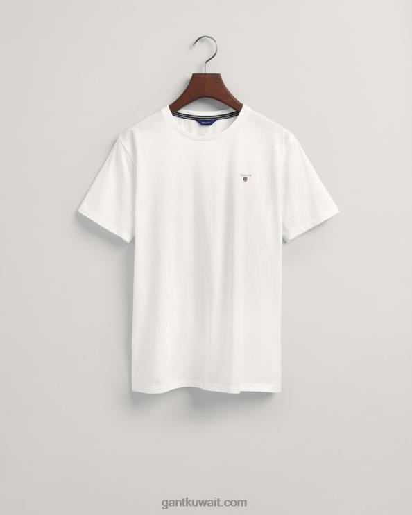 تي شيرت أصلي للمراهقين أبيض GANT شباب ZHL2Z803