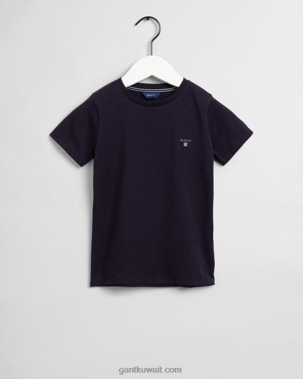 تي شيرت أصلي للأطفال المساء الأزرق GANT شباب ZHL2Z806