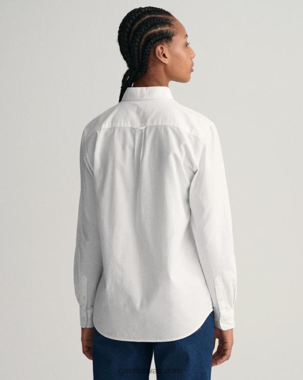 قميص أكسفورد أرشيف المراهقين أبيض GANT شباب ZHL2Z839